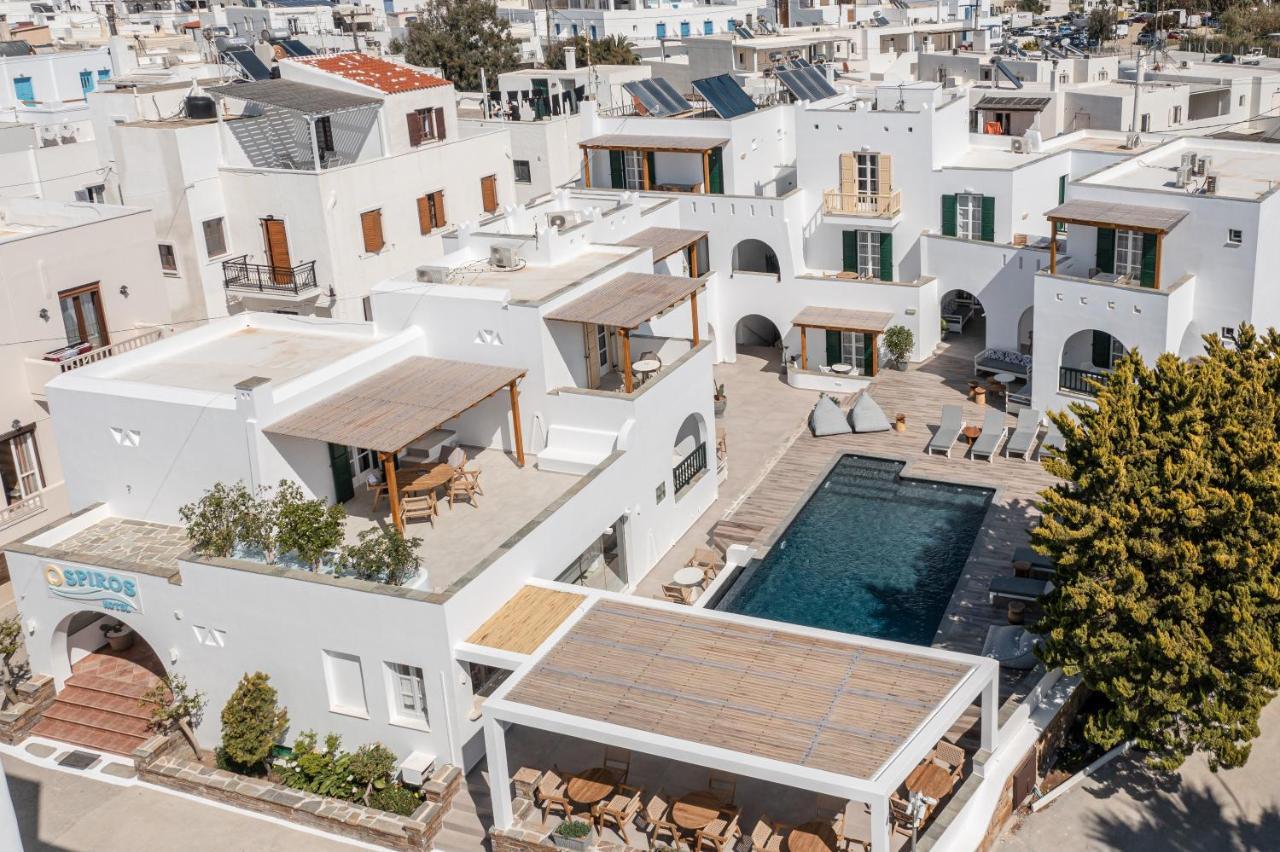 Spiros Aparthotel Naxos City Bagian luar foto
